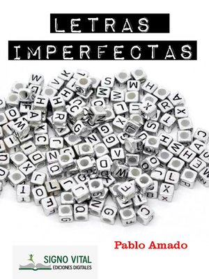 cover image of Letras imperfectas